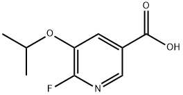 6-氟-5-异丙氧基烟酸 结构式