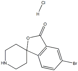 5-溴-3H-螺[异苯并呋喃-1,4-哌啶]-3-酮盐酸盐 结构式