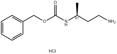 (S)-3-CBZ-氨基丁胺盐酸盐 结构式