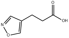 3 - 异恶唑-4- 丙酸 结构式