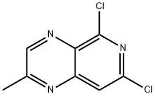 5,7-二氯-2-甲基吡啶并[4,3-B]吡嗪 结构式