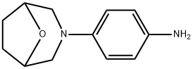 4-{8-氧杂-3-氮杂二环[3.2.1]辛烷-3-基}苯胺 结构式