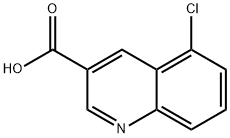 5-氯喹啉-3-羧酸 结构式