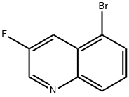 5-bromo-3-fluoroquinoline 结构式