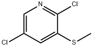 2,5-二氯-3-(甲硫基)吡啶 结构式