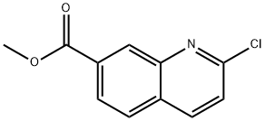 METHYL 2-CHLOROQUINOLINE-7-CARBOXYLATE 结构式