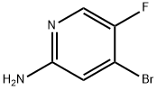 4-溴-5-氟吡啶-2-胺 结构式