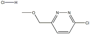 3-Chloro-6-methoxymethyl-pyridazine hydrochloride 结构式