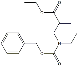 benzyl 2-(ethoxycarbonyl)ethylallylcarbamate 结构式