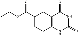 2,4-二羟基-5,6,7,8-四氢喹唑啉-6-羧酸乙酯 结构式