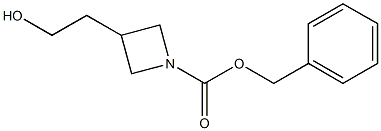 3-(2-羟乙基)氮杂环丁烷-1-甲酸苄酯 结构式