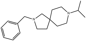 2-benzyl-8-isopropyl-2,8-diazaspiro[4.5]decane 结构式