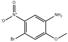 4-溴-2-甲氧基-5-硝基苯胺 结构式