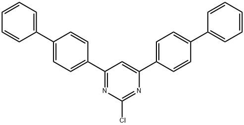 4,6-二(4-联苯基)-2-氯嘧啶 结构式