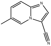 6-METHYLIMIDAZO[1,2-A]PYRIDINE-3-CARBONITRILE 结构式