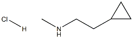 (2-环丙基乙基)(甲基)胺盐酸 结构式