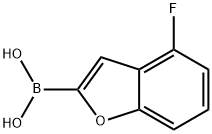 (4-Fluorobenzofuran-2-yl)boronic acid 结构式