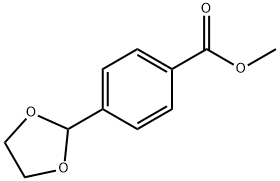 methyl 4-(1,3-dioxolan-2-yl)benzoate 结构式