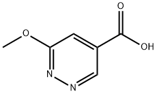 6-METHOXYPYRIDAZINE-4-CARBOXYLIC ACID 结构式