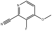 3-氟-4-甲氧基吡啶腈 结构式