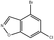 4-溴-6-氯-苯并[D]异噁唑 结构式