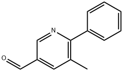 3-甲基-2-苯基吡啶-5-甲醛 结构式