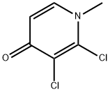 2,3-二氯-1-甲基-4-(1H)-吡啶酮 结构式