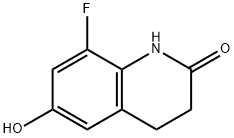 8-氟-6-羟基-3,4-二氢喹啉-2(1H) - 酮 结构式
