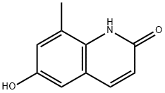 6-Hydroxy-8-methylquinolin-2(1H)-one 结构式