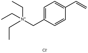 氯化 N-三乙基-(4-乙烯基苄基)铵 结构式