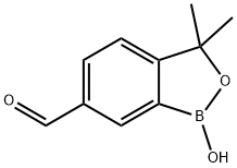 1,3-dihydro-1-hydroxy-3,3-dimethyl-2,1-benzoxaborole-6-carboxaldehyde 结构式