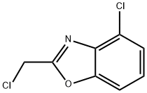 4-Chloro-2-chloromethyl-benzooxazole 结构式