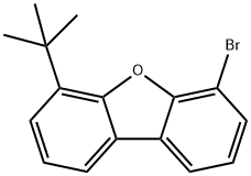 4-溴-6-叔丁基二苯并呋喃 结构式