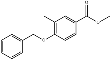 4-(苄氧基)-3-甲基苯甲酸甲酯 结构式