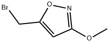 5-(溴甲基)-3-甲氧基异恶唑 结构式