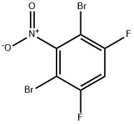 2,4-二溴-1,5-二氟-3-硝基苯 结构式