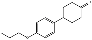 4-(4-Propoxyphenyl)cyclohexanone 结构式