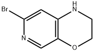 7-溴-2,3-二氢-1H-吡啶并[3,4-B][1,4]噁嗪 结构式