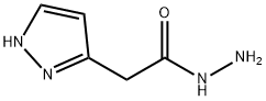 2-(1H-吡唑-3-基)乙酰肼 结构式
