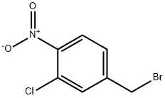 4-(溴甲基)-2-氯-1-硝基苯 结构式