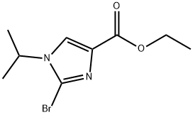 2-溴-1-异丙基-1H-咪唑-4-羧酸乙酯 结构式