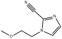 1-(2-甲氧基乙基)-1H-咪唑-2-碳腈 结构式