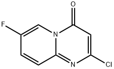 2-氯-7-氟-4H-吡啶并[1,2-A]嘧啶-4-酮 结构式