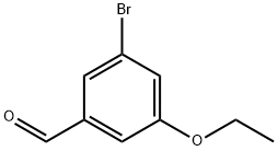 3-溴-5-乙氧基苯甲醛 结构式