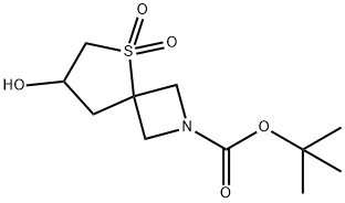 叔丁基7-羟基-5-硫-2-氮杂螺环并[3.4]辛-2-羧酸盐5,5-二氧代 结构式