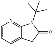 1-(TERT-BUTYL)-1,3-DIHYDRO-2H-PYRROLO[2,3-B]PYRIDIN-2-ONE 结构式