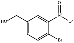 (4-溴-3-硝基苯基)甲醇 结构式