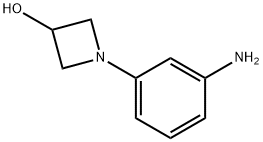 1-(3-Amino-phenyl)-azetidin-3-ol 结构式