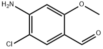 4-氨基-5-氯-2-甲氧基苯甲醛 结构式