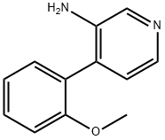 4-(2-methoxyphenyl)pyridin-3-amine 结构式